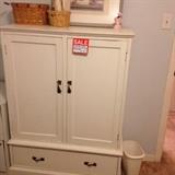 White wood men's valet