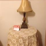 Sweet bedside table and lamp