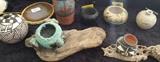 Acoma miniature pot and other small pottery