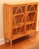 Antique Swedish Pine Vitrine Cabinet