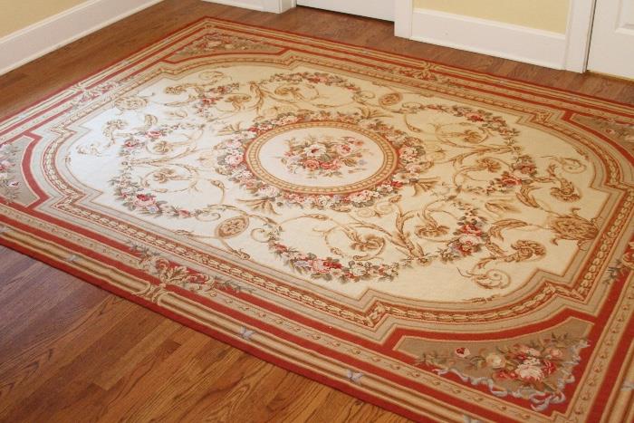 Aubusson Hand Knotted Carpet