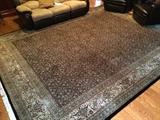 12' X 15" Hand Knotted Herati Carpet