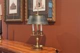 Ethan Allen Brass Bouillotte Lamp