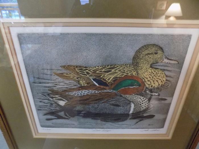 signed limited edition duck prints