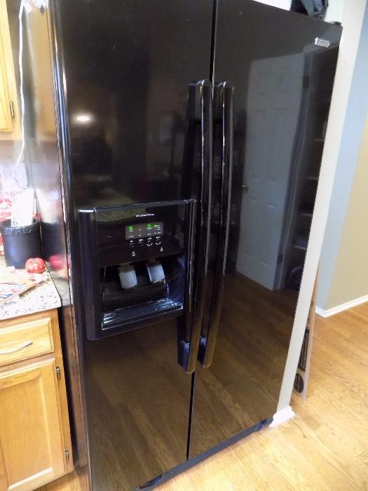 Kenmore Black side by side refrigerator