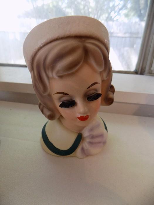 vintage head vase