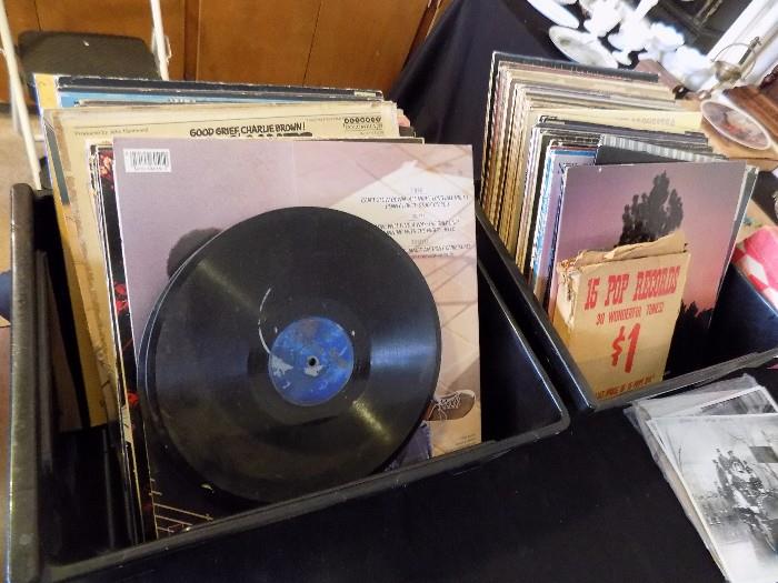 albums, 45's and some 78's