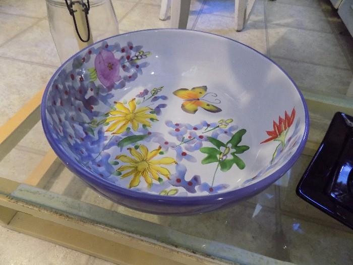 large colorful bowl