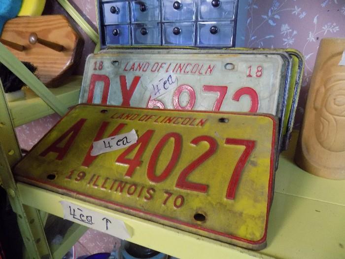old license plates