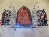 wrought iron wall accents