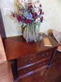 mahogany file cabinet
