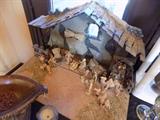 Fontanini nativity set with Creche