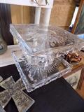 cake stands...Shannon crystal
