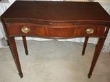 ANTIQUE SWIVEL TOP GAMING TABLE