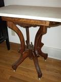 VICTORIAN MARBLE TOP TABLE