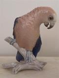 SIGNED PORCELAIN PARROT