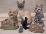 GREAT VINTAGE CAT COLLECTIBLES