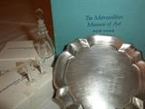 MINIATURE STERLING SILVER TRAY & TINY GLASS BOTTLES & DECANTER FROM THE MET