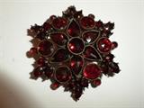 ANTIQUE GARNET PIN
