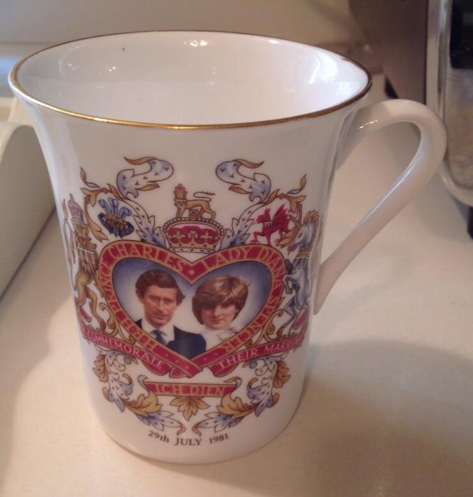 Prince Charles and Lady Diana Commemorative Wedding Cup