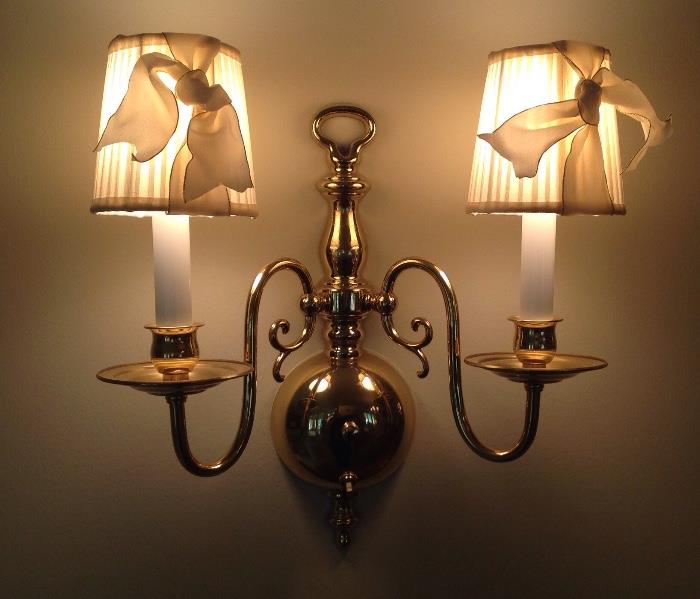 Wall Sconce - 2 are available and ribbons are removable if desired