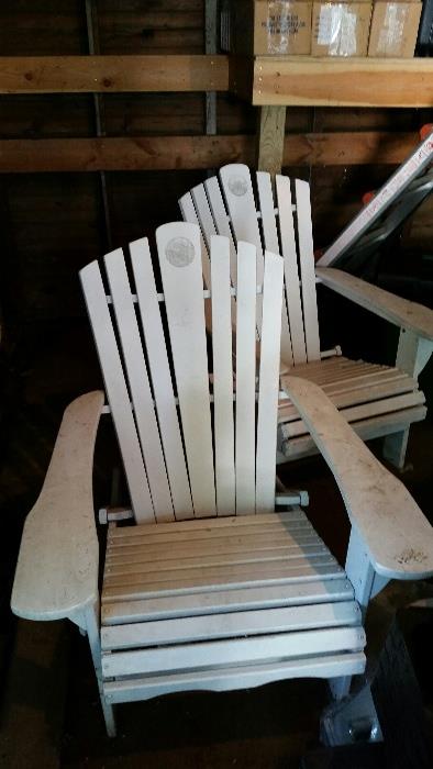 Orvis Adirondack chairs.  brand new, never used.  stored in garage for 1 year.