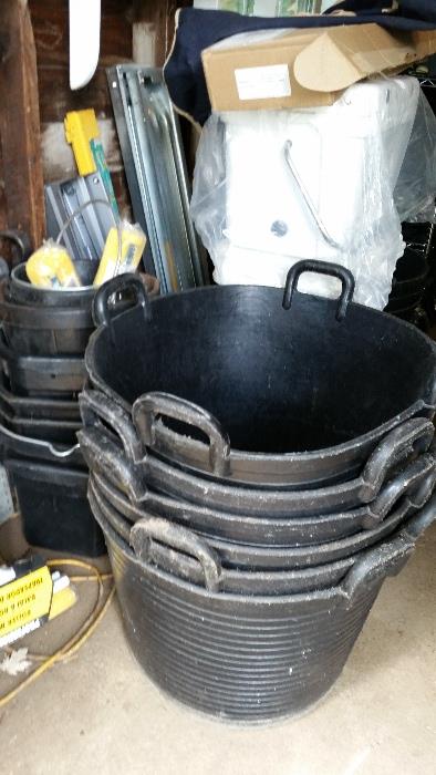 commercial grade rubber tubs