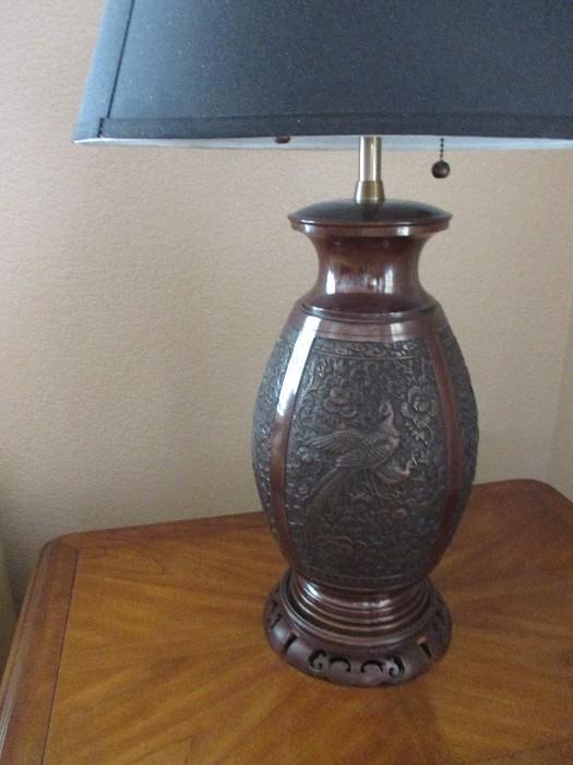 These lamps are the real-deal....heavy, very detailed, high end, elegant and weighty at the same time