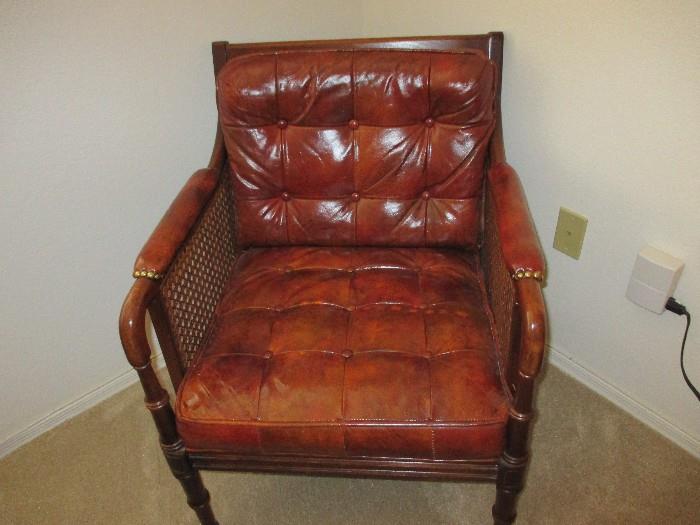 Yummy - leather soft as butter.  This is possibly the most comfortable chair in the house