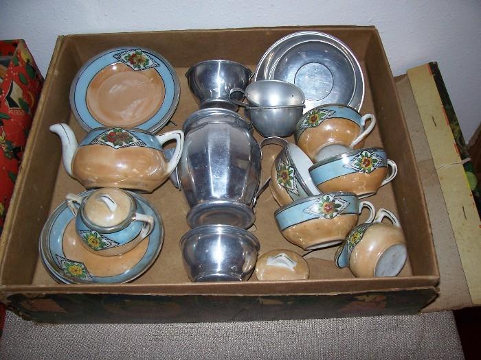 Another old tea set with coffee service - original box