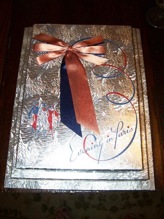 Awesome 1940's Evening in Paris gift set in original presentation box....