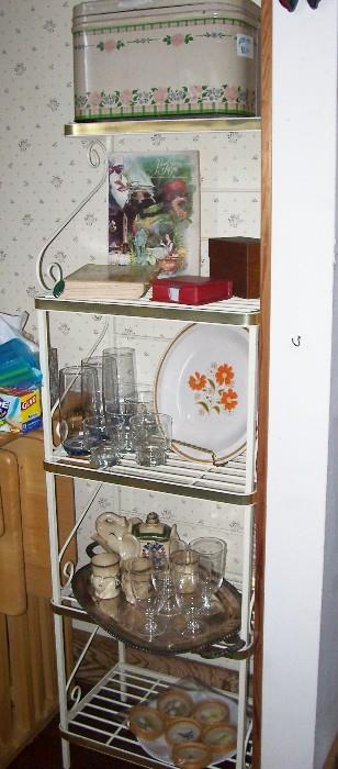 Small baker's rack - vintage bread box