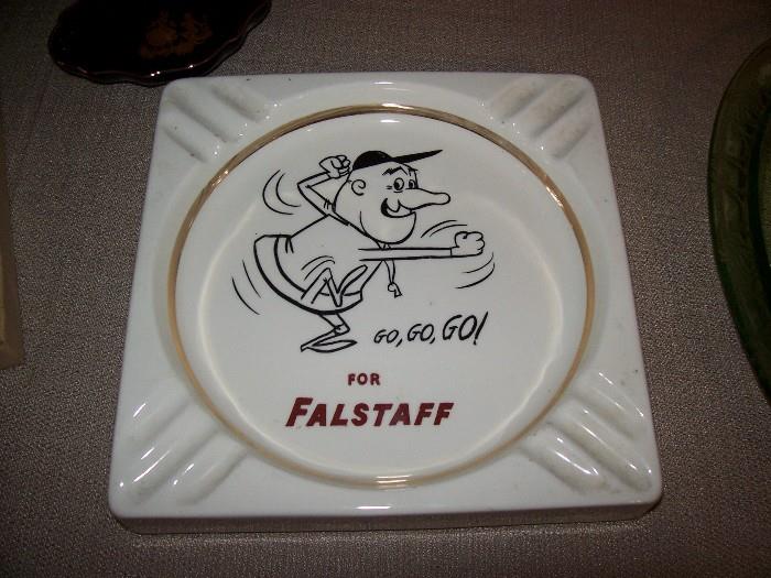 Large Falstaff ashtray - have not seen this design before