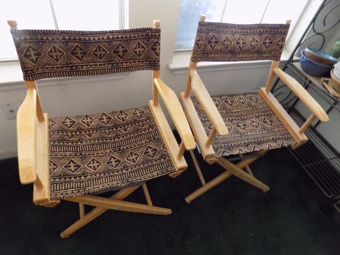 pair directors chairs