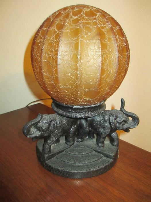Unusual Elephant lamp (2 of them)