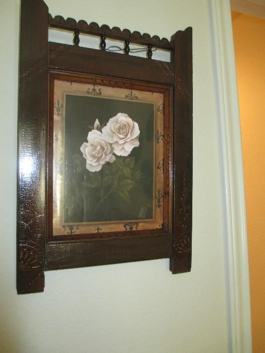 Vintage frame with picture