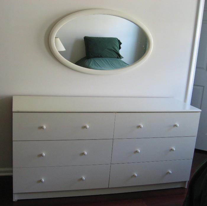 Ikea chest and mirror