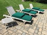 6 Kingsley Bates Teak Chaise Lounges