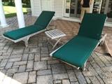 6 Kingsley Bates Teak Chaise Lounges