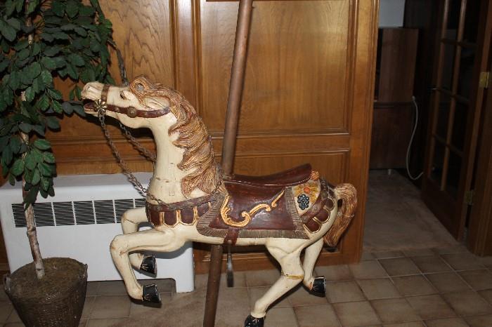 VINTAGE ANTIQUE HORSE FROM GALLERY