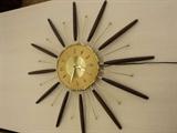 mid century modern clock works
