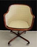 vintage danish modern desk chair by Ward Bennett
