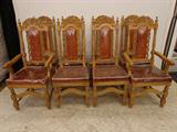 8 oak chairs