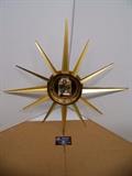 Star Burst Clock back side