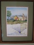 Pamela Smith watercolor "Beach Memories"
