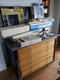 professional artists work station cabinet