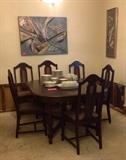 Mahogany Table & Chairs