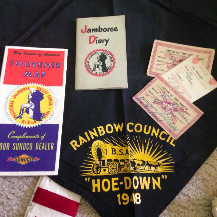 Boy Scout memorabilia, late 1940s-1950
