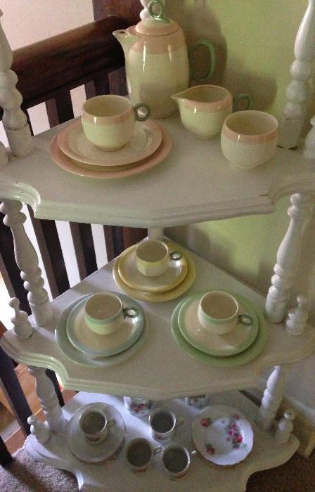 Vintage children's tea sets