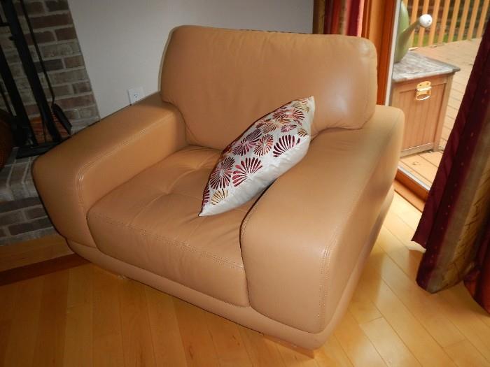 Natuzzi Leather Chair